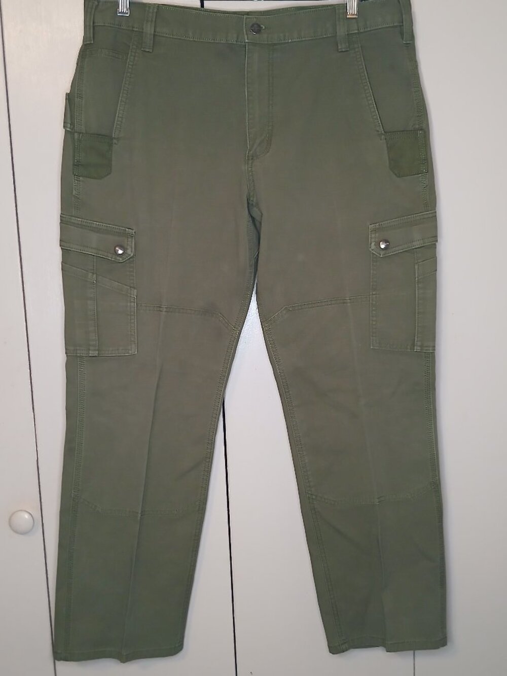 Carhartt Men's 38x30 Green Relax-fit Ripstop Cargo Work Pants (1182D)